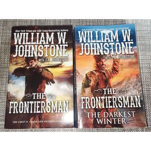 The Frontiersman Series William W Johnstone paperback (lot of 2/4 in series) Wes